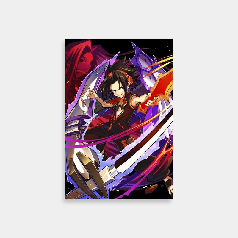 Yoh Asakura Shaman King Wall Art - Flying Anime Scene