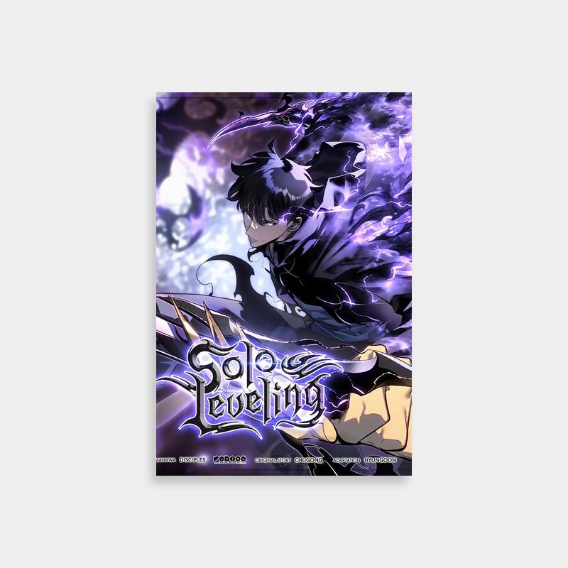 Solo Leveling Iron Poster - Manga Art Anime Poster