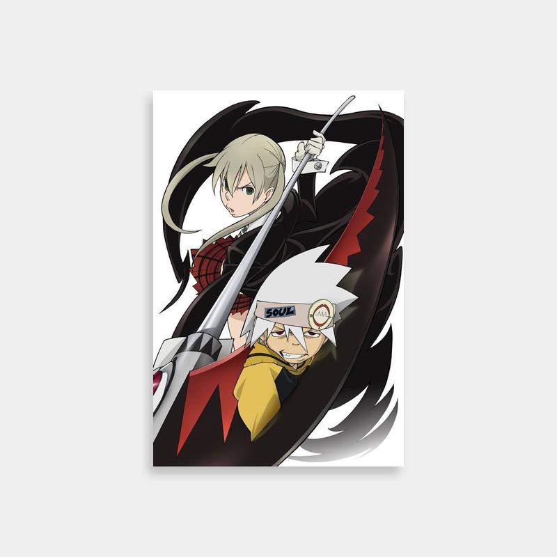 Maka Albarn Soul Eater Sword Fight Anime Poster