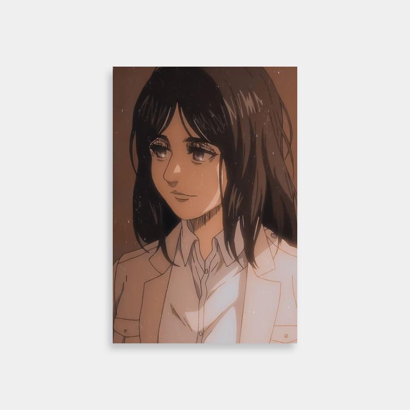 Pieck Finger Attack on Titan Poster - Elegant Character Portrait