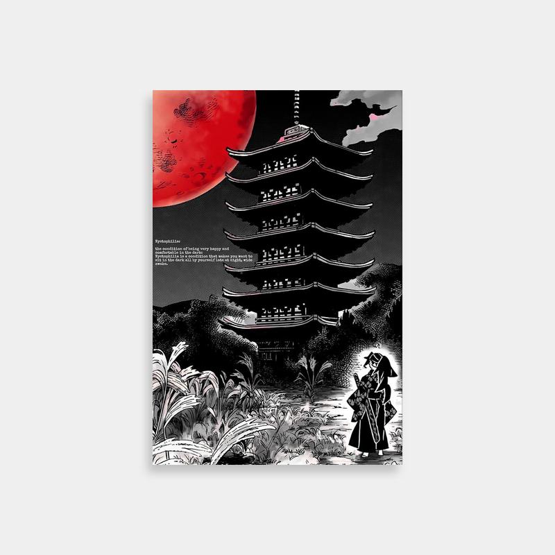 Kokushibo Yoriichi Tanjiro Muzan Poster - Demon Slayer Upper Moon 1