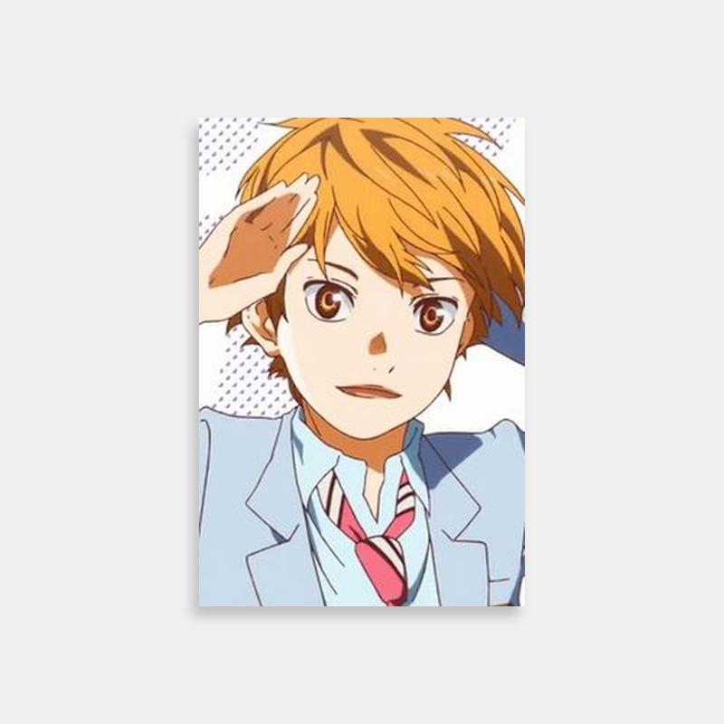 Ryota Watari Your Lie in April Wall Art - Man in Suit with Hand on Head
