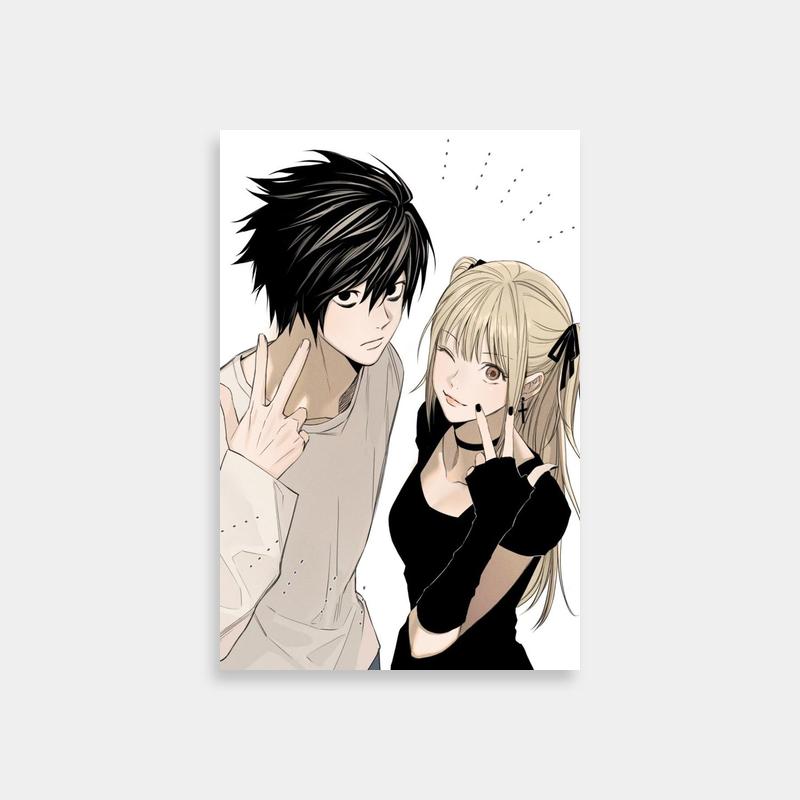 Misa Amane Death Note Anime Poster - Dynamic Character Pose