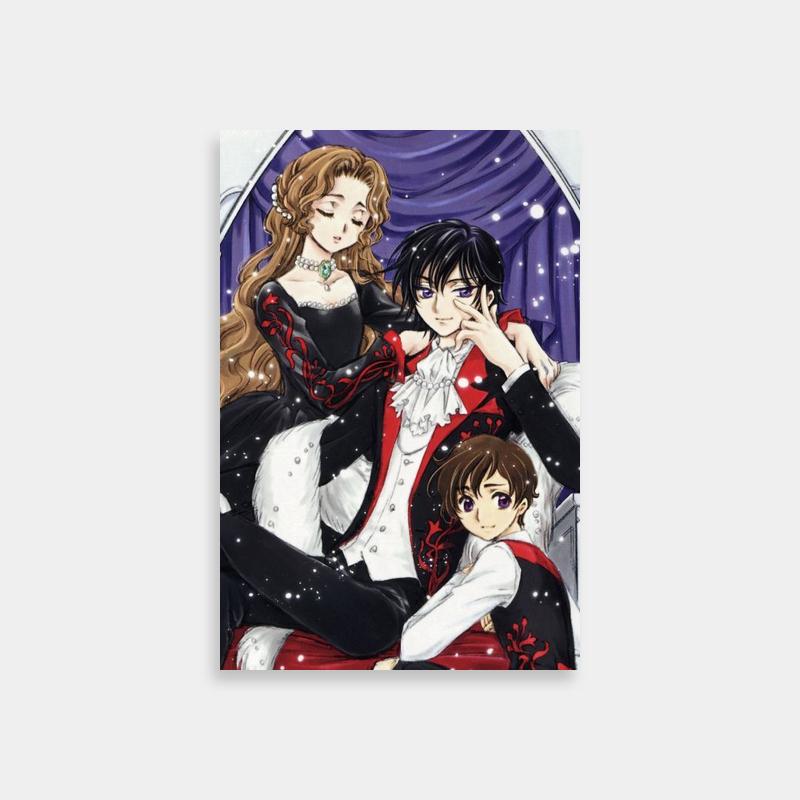 Rolo Lamperouge Code Geass Poster - Two Characters Under Snowfall
