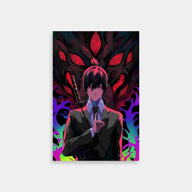 Aki Hayakawa Chainsaw Man Poster - Anime Character Art