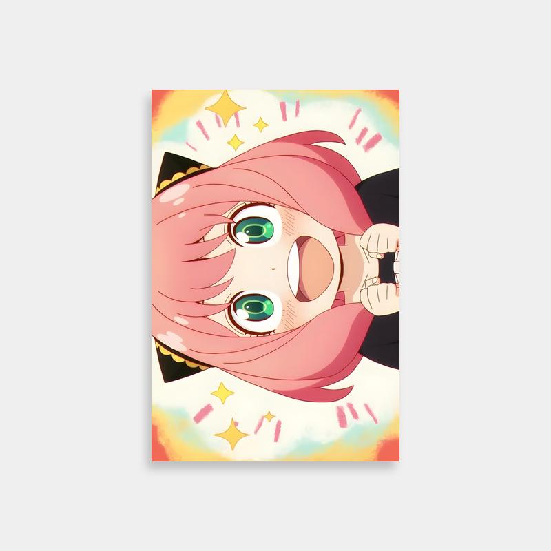 Anya Forger Green Eyes Anime Poster - Spy x Family Collection