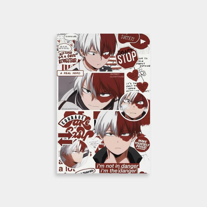 Shoto Todoroki My Hero Academia Duo Character Poster