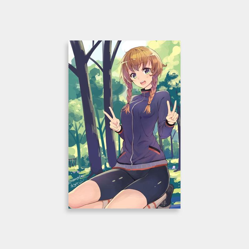 Suzuha Amane Steins;Gate Anime Poster - Premium Wall Art