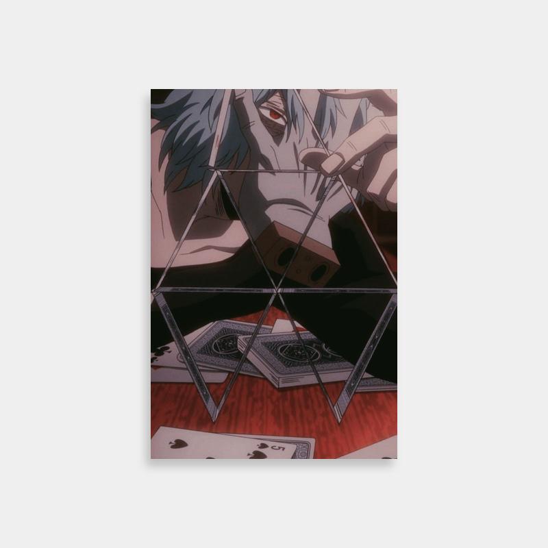 Tomura Shigaraki Playing Cards Poster - My Hero Academia Wall Art
