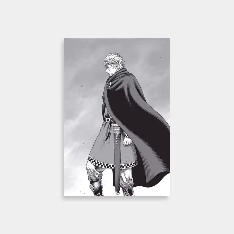 Canute Vinland Saga Anime Poster - Character Art with Name