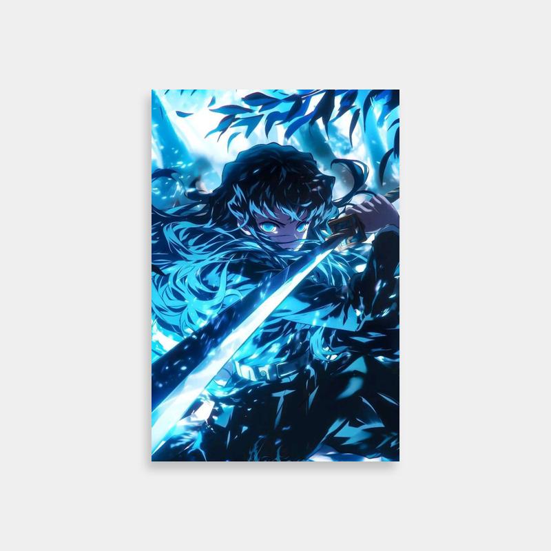 Muichiro Tokito Demon Slayer Anime Poster - Character Art