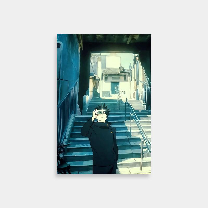 Jujutsu Kaisen Megumi Fushiguro Call Poster - Anime Character Art