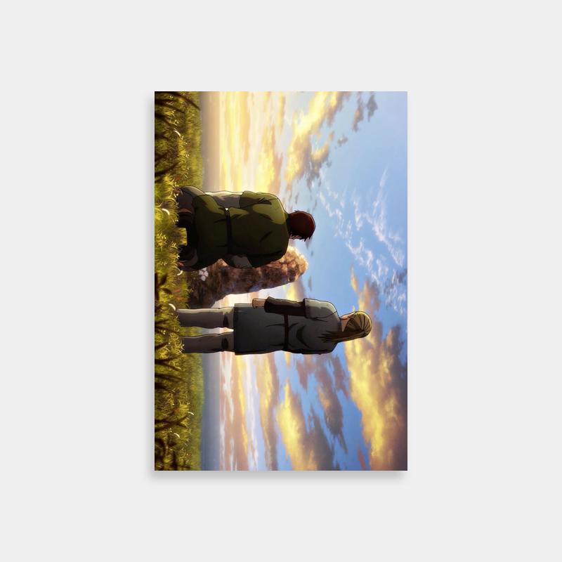 Vinland Saga Einar Poster - Two People Standing Under the Sky