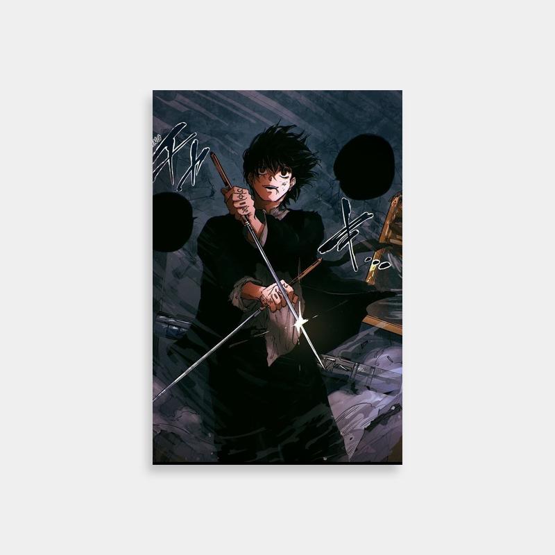 Sakamoto Days Dual Swords Character Poster