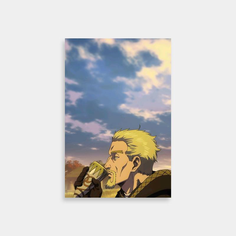 Vinland Saga Askeladd Drinking Art Print