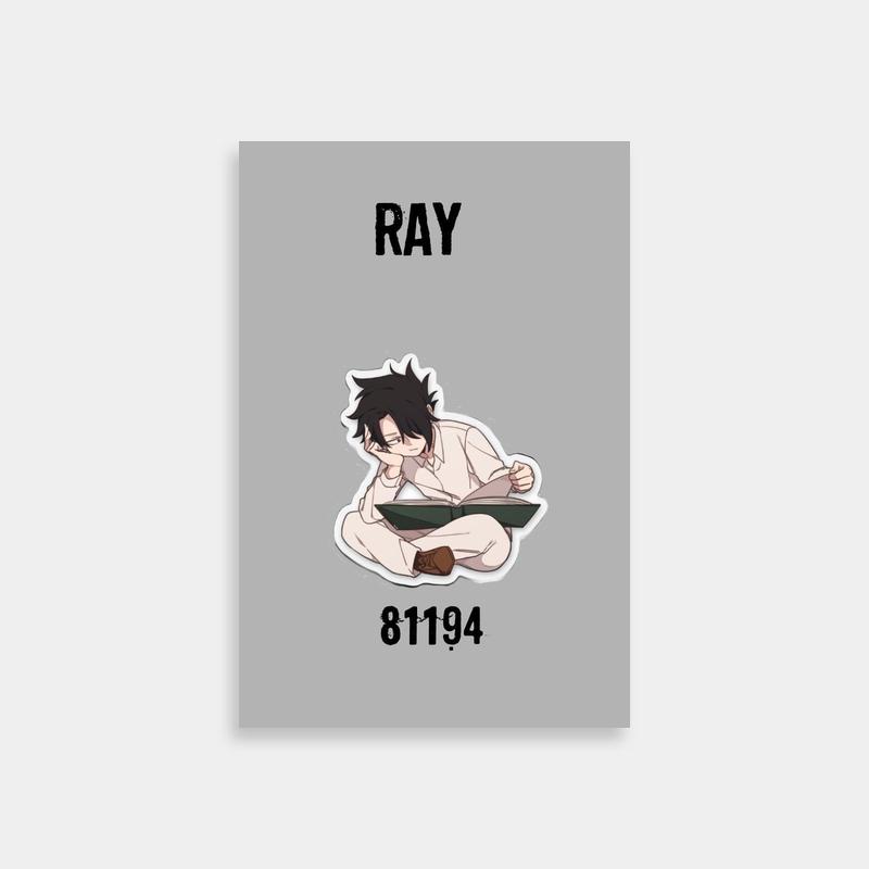 Ray Kon Beyblade Anime Sticker - Bold Ray Text Design