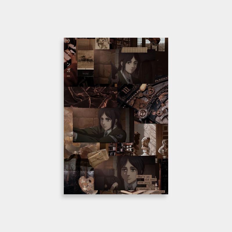 Pieck Finger Attack on Titan Poster - Anime Collage Art