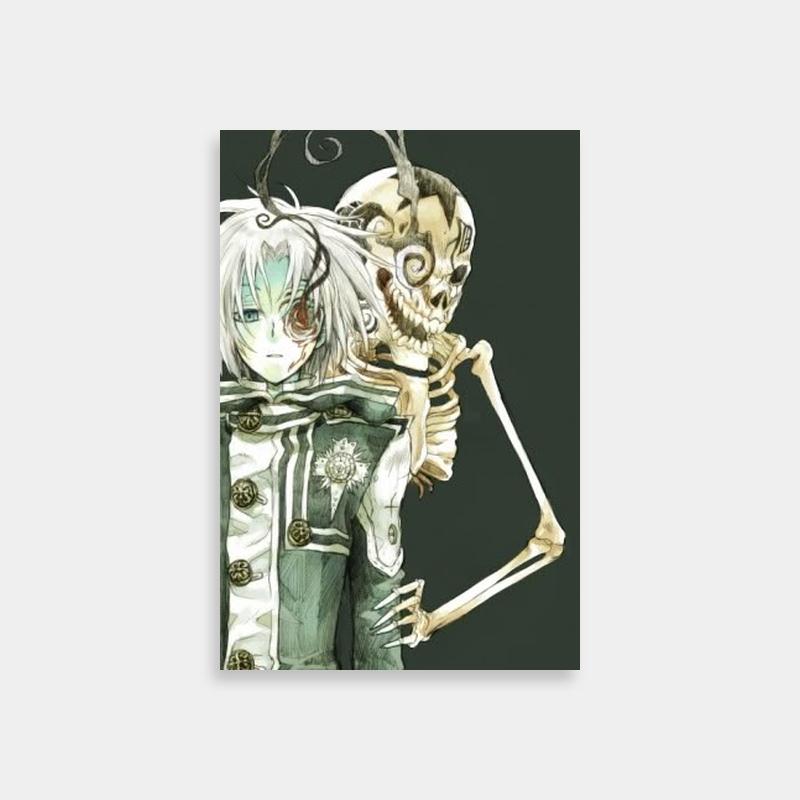 Allen Walker D.Gray-Man Wall Art - Anime Character with Skeleton