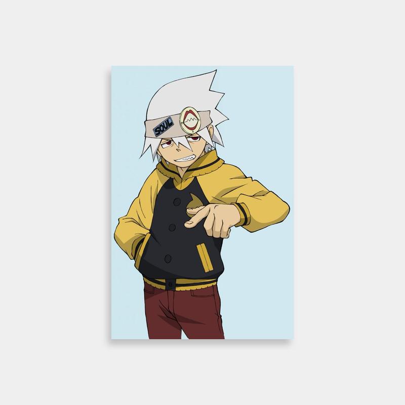 Soul Evans Poster - Soul Eater Anime Character Art