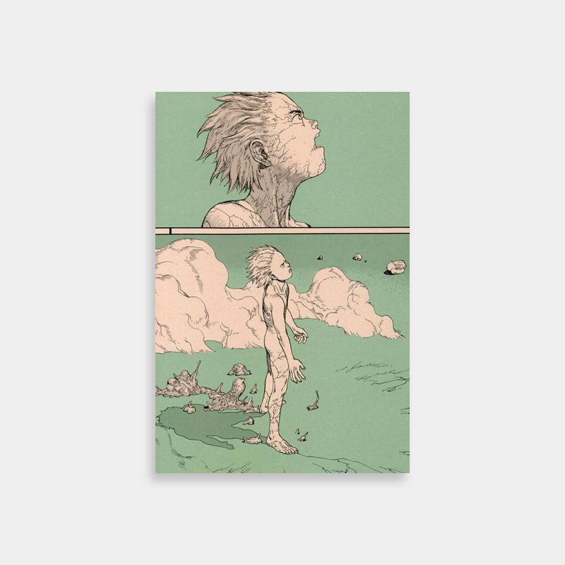 Akira Kaneda Comic Book Scenes Poster