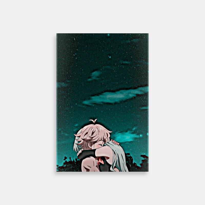 Elizabeth Liones & Meliodas Night Sky Poster - Seven Deadly Sins