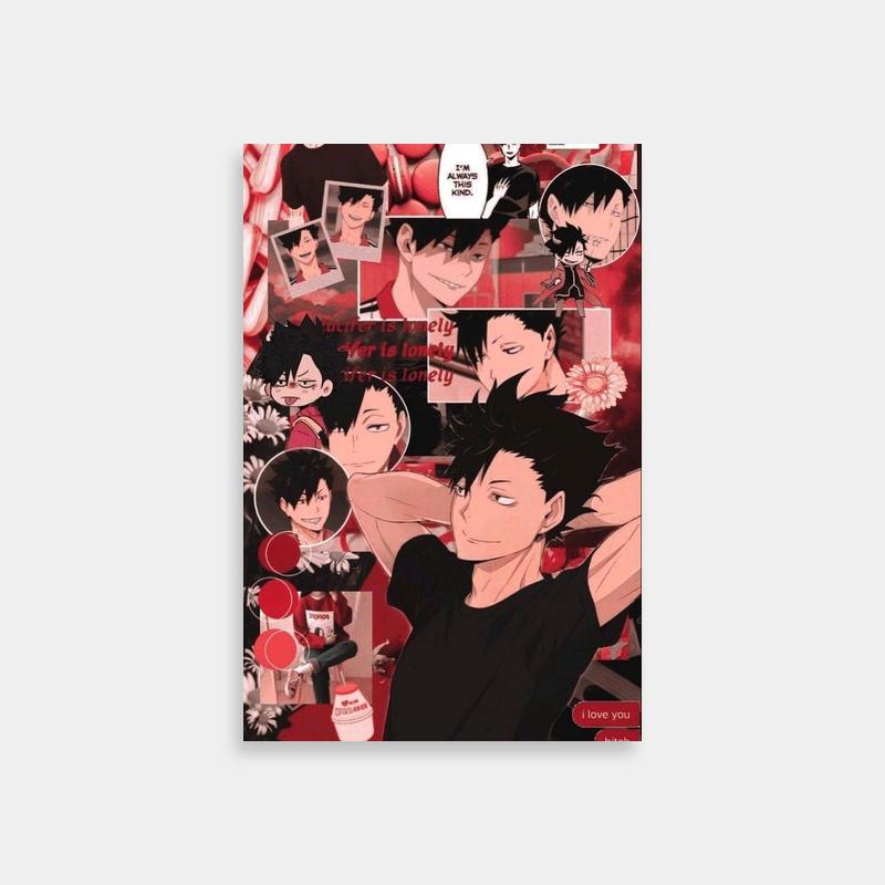 Kuroo Tetsurou Haikyuu Anime Poster - Multiple Scenes Collection