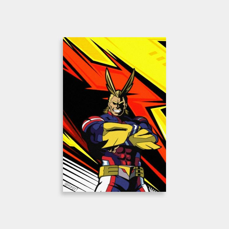 All Might My Hero Academia Poster - Vibrant Anime Wall Art