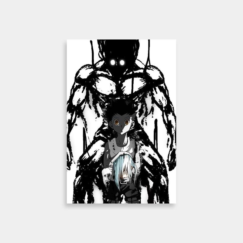 Gon Freecss vs Giant Creature Hunter x Hunter Poster