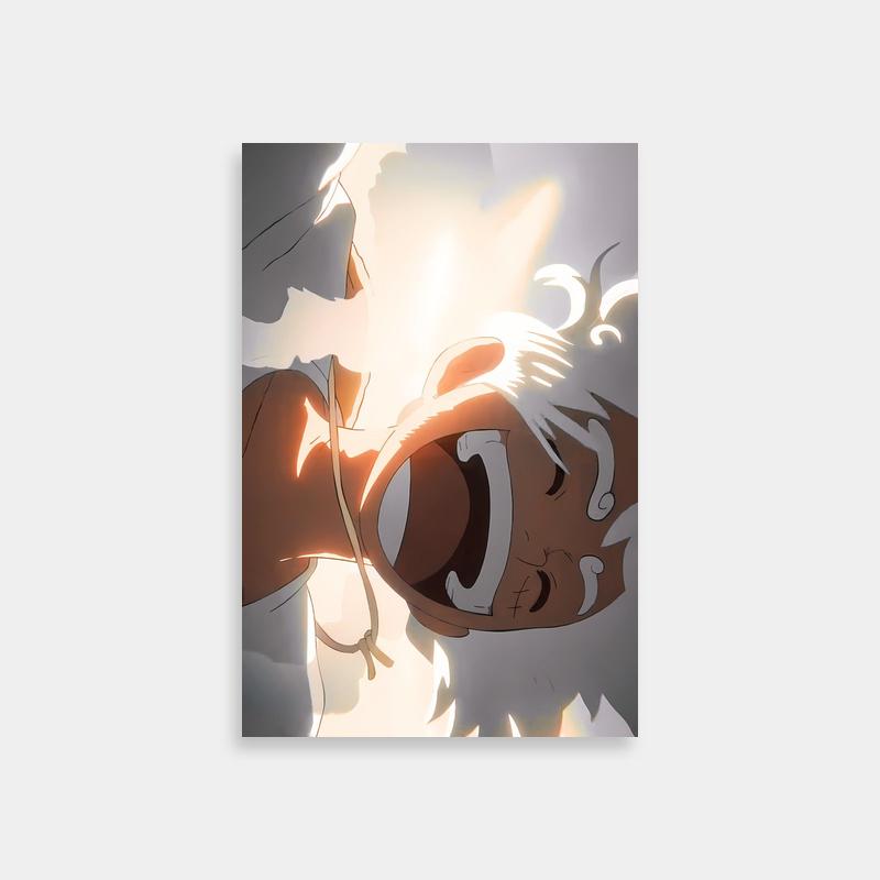 Fuu Samurai Champloo Poster - Anime Character in Mid-Air Expression