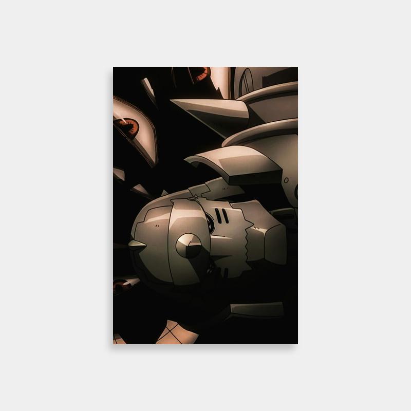 Futuristic Fullmetal Alchemist Space Station Poster - Alphonse Elric