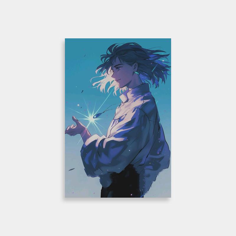 Sophie Hatter Anime Sky Poster - Howls Moving Castle Art Print
