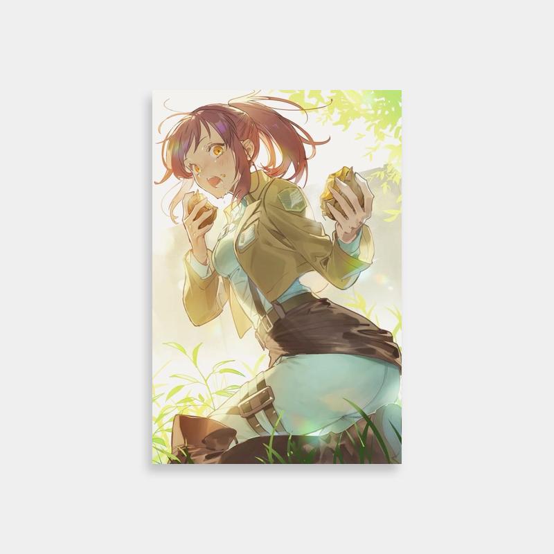 Sasha Braus Attack on Titan Wall Art - Eating in Grass Scene