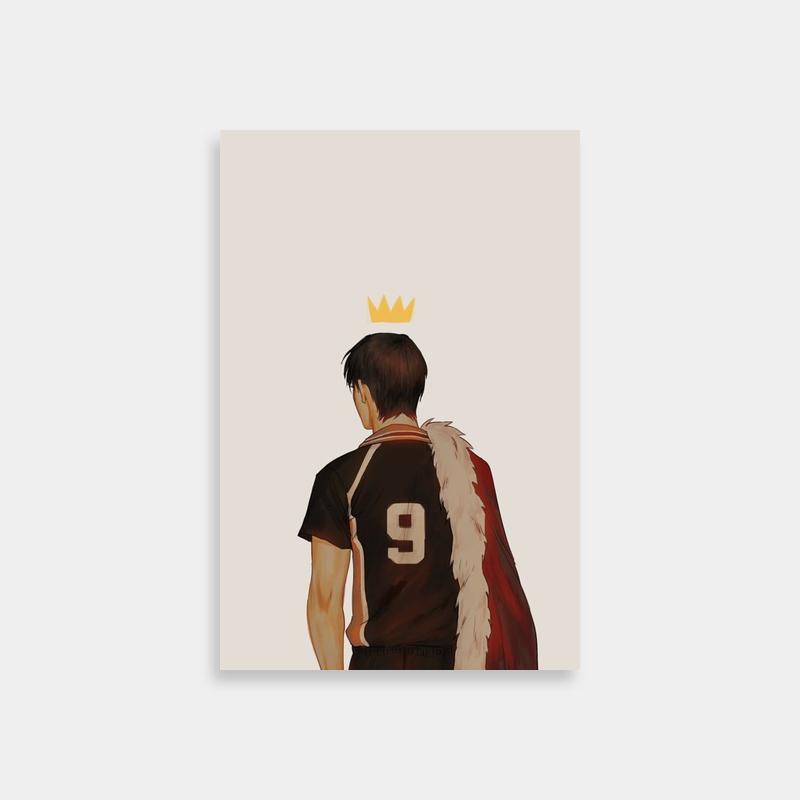 Kageyama Tobio Haikyuu Crown Poster - Anime King Art