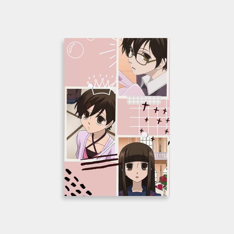 Haruhi Fujioka Ouran Host Club Multi-Pose Poster - Black Hair Character