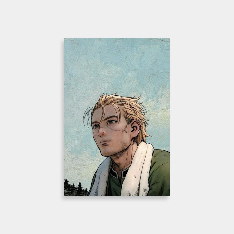 Thorfinn Vinland Saga Poster - Blonde Warrior Art