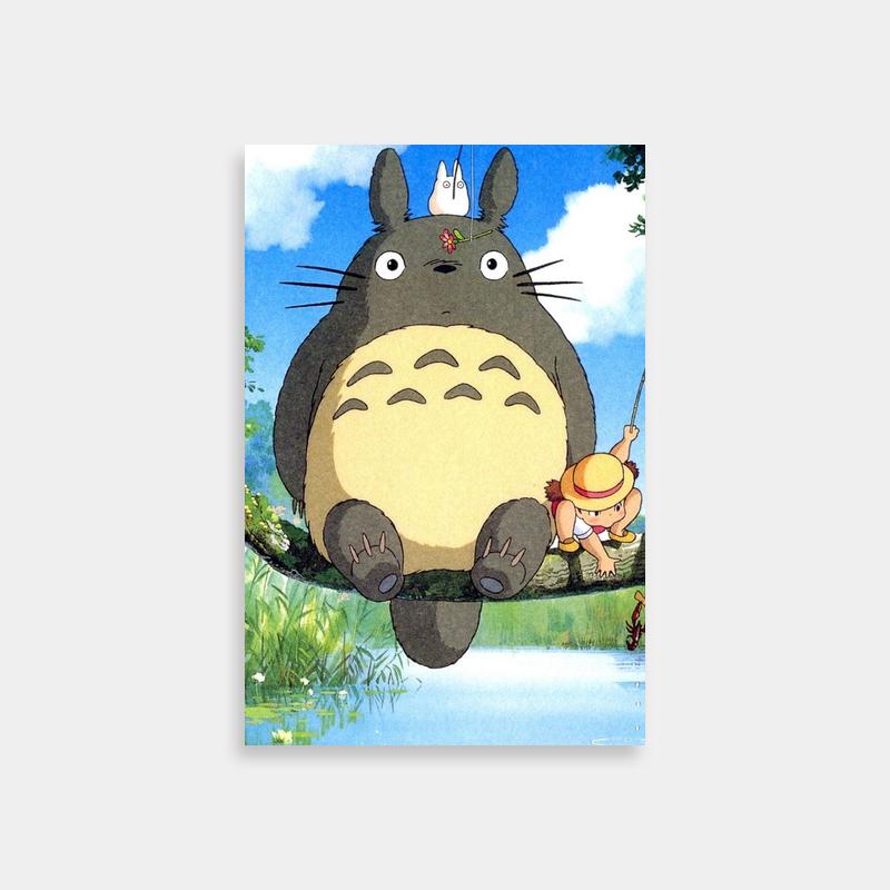 Totoro and Baby Tree Scene - My Neighbor Totoro Art