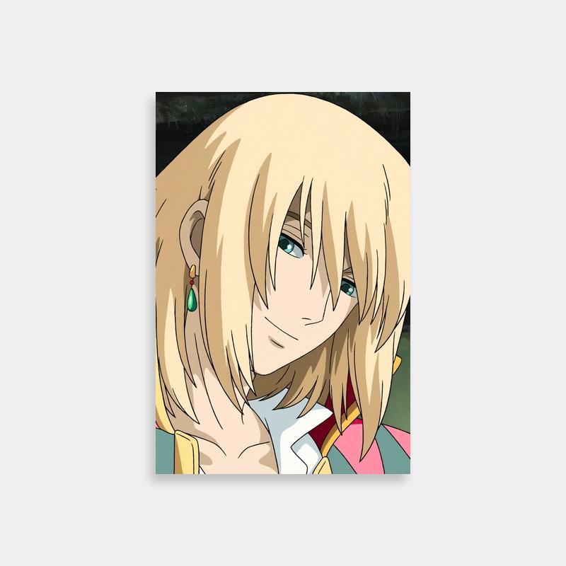 Howl Jenkins Pendragon Wall Art - Blonde Anime Character