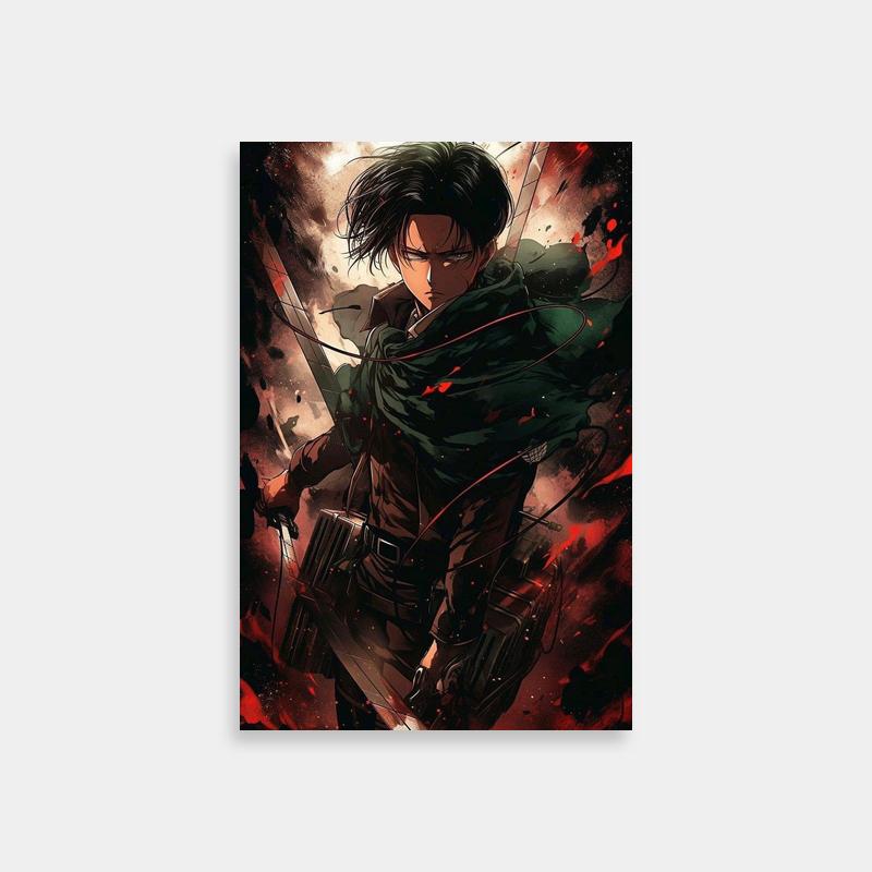 Eren Yeager Attack on Titan Poster - Vengeance & Justice Art