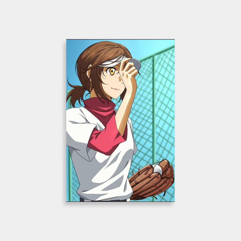 Tsubaki Sawabe Your Lie in April Poster - Woman Holding Baseball Mitt