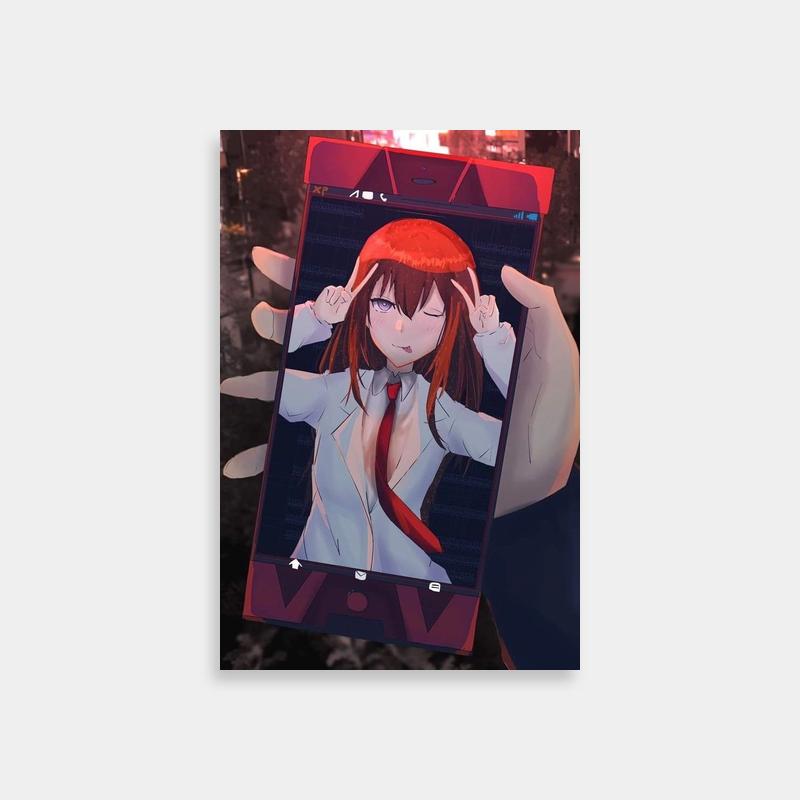 Kurisu Makise Anime Poster - Steins;Gate Fan Art