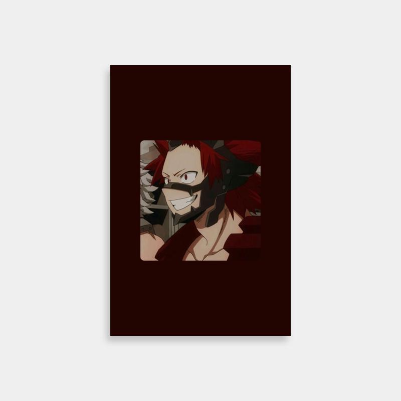 Eijiro Kirishima My Hero Academia Poster - Red Hair & Glasses Anime Art