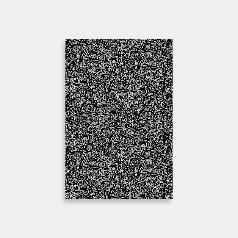 Samurai Champloo Abstract Poster - Black & White Letter Design