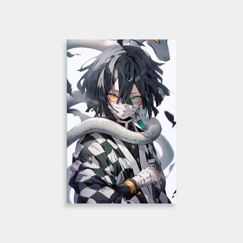 Obanai Iguro with Snake Demon Slayer Poster