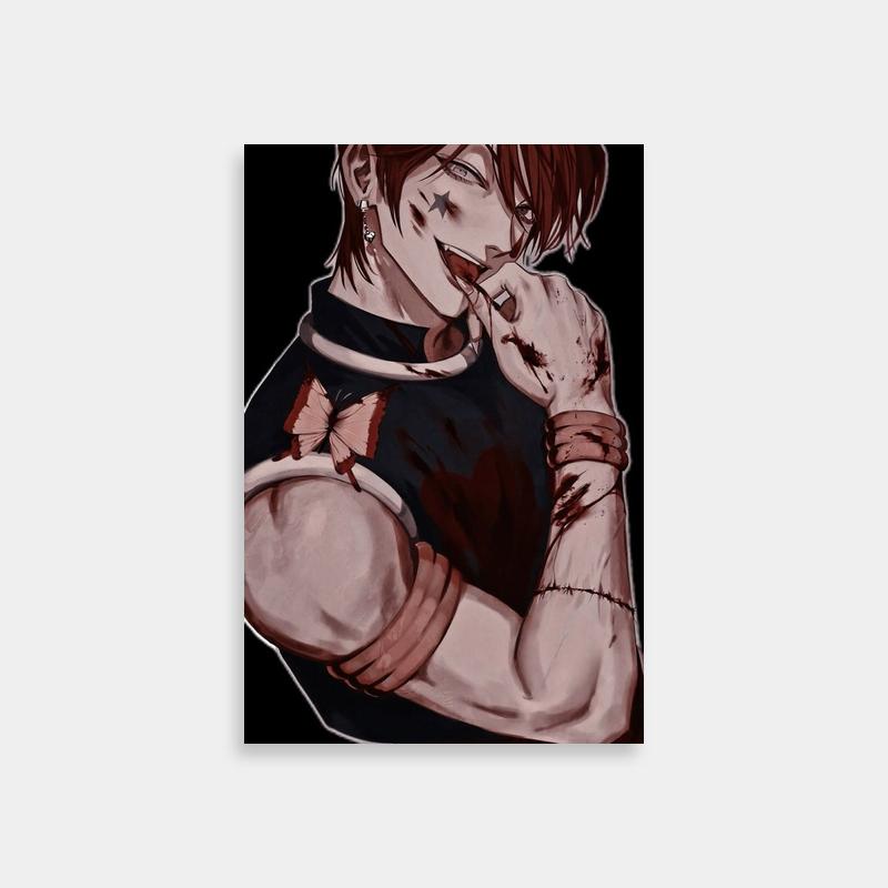 Hisoka Hunter x Hunter Art Print - Red-Haired Woman with Piercings