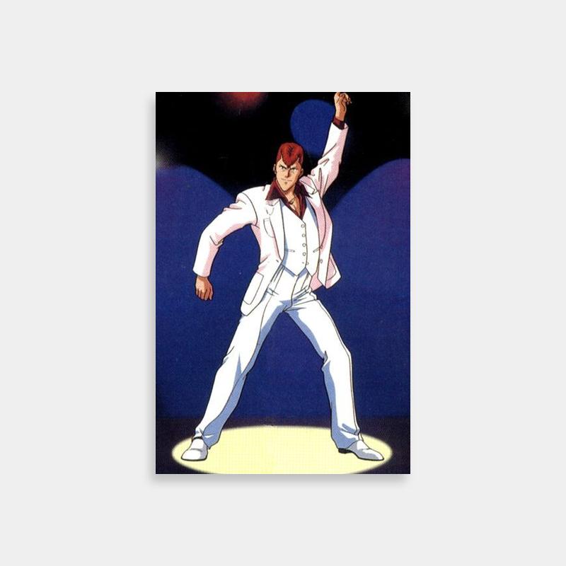 Kazuma Kuwabara Yu Yu Hakusho Stage Poster - White Suit