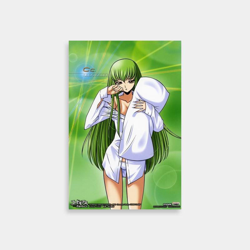 Schneizel el Britannia Code Geass Anime Poster - Green-Haired Character in White Clothes