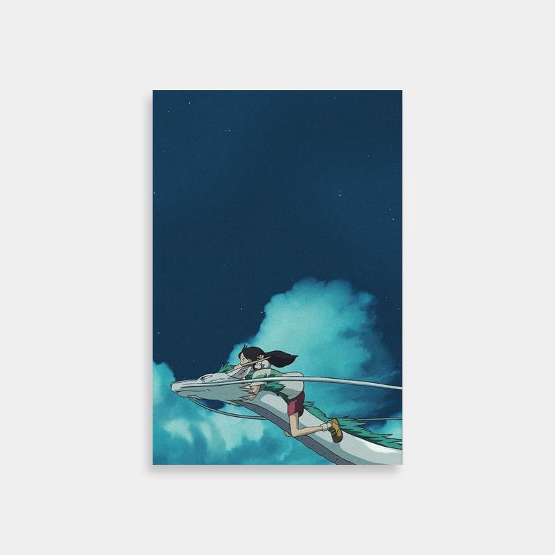 Haku Spirited Away Poster - Ghibli Ruhların Kaçışı Art Print