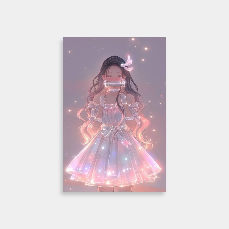 Nezuko Kamado Demon Slayer Anime Poster - Official Fan Art