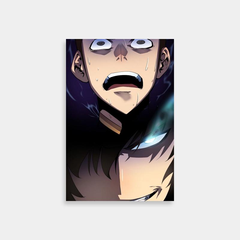 Expressive Jin-Ho Yoo Poster - Solo Leveling Art