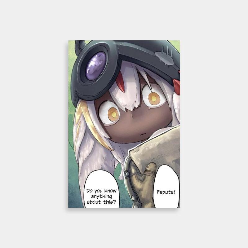 Nanachi Made in Abyss Cartoon Wall Art - Big-Eyed Anime Character Poster